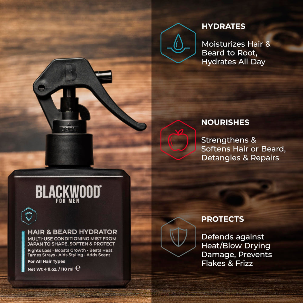 Blackwood For Men hydrator spray fragrance note for daily scent