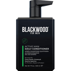 Blackwood para hombres, botella del acondicionador diario para cabello más saludable.
