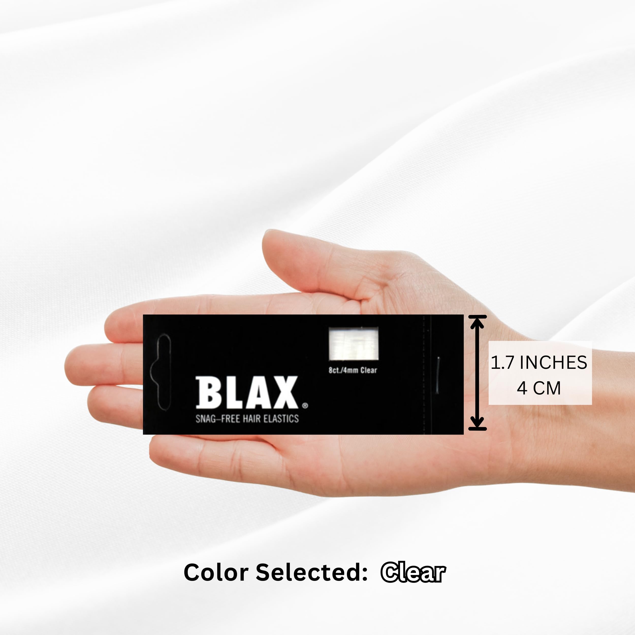 Elástico Blax con diseño transparente para discreción.