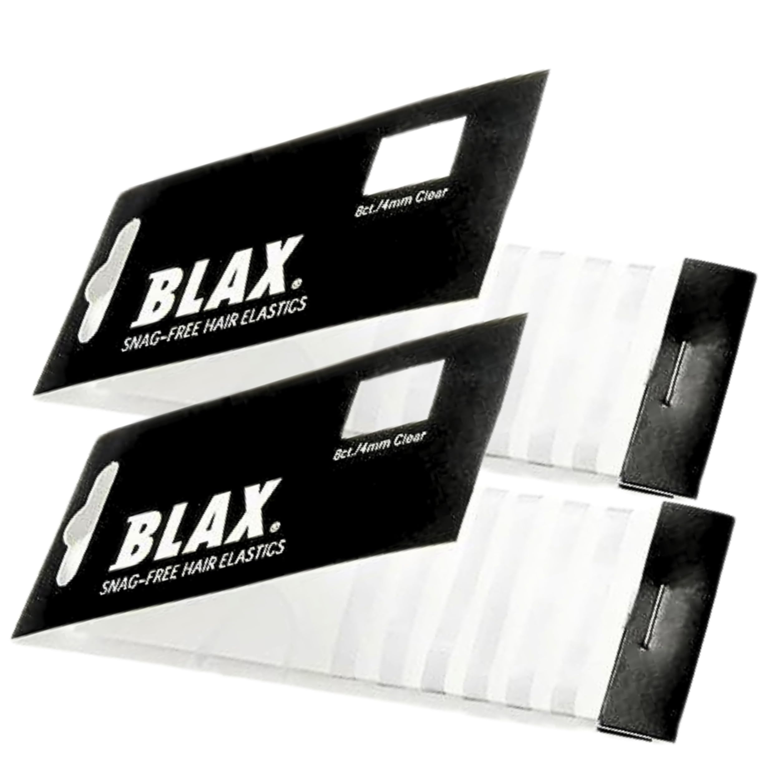 Elásticos Blax transparentes sin daño para uso diario.