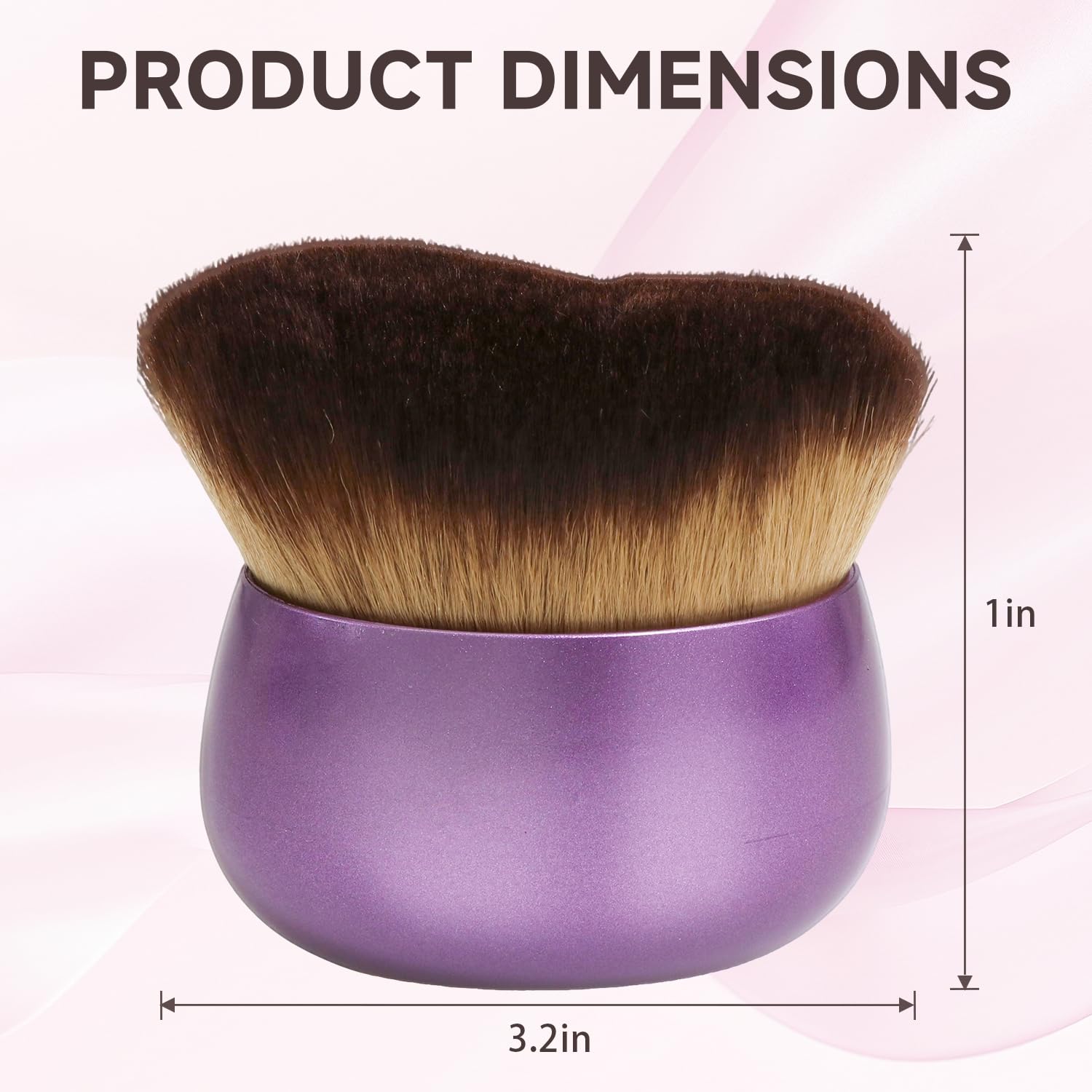 Blend & Blur dense head enables even body makeup coverage