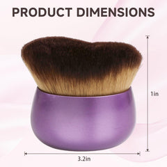 Blend & Blur dense head enables even body makeup coverage
