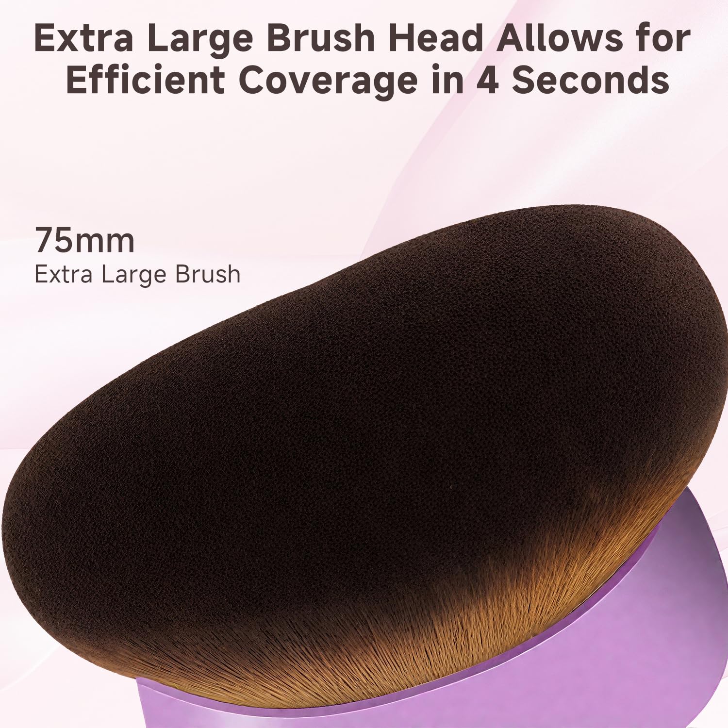 Blend & Blur ergonomic handle for comfortable grip during application