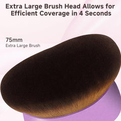 Blend & Blur ergonomic handle for comfortable grip during application