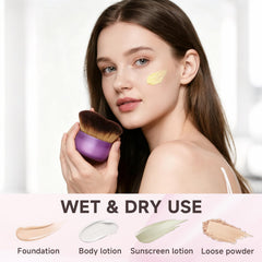 Blend & Blur applying self tan to legs for streak-free results