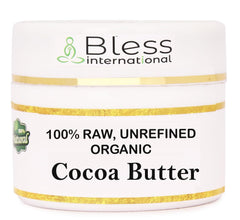 Bless International manteca cacao cruda en envase de 230 g para hidratación diaria