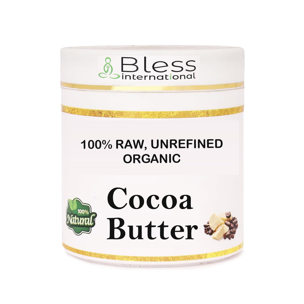 Bless International Manteca cacao cruda en 1 libra para hidratación profunda