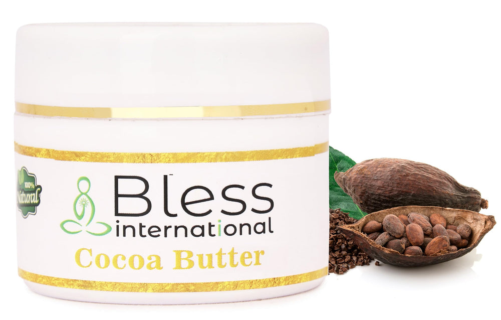 Bless International manteca cacao cruda para rostro suave y humectante