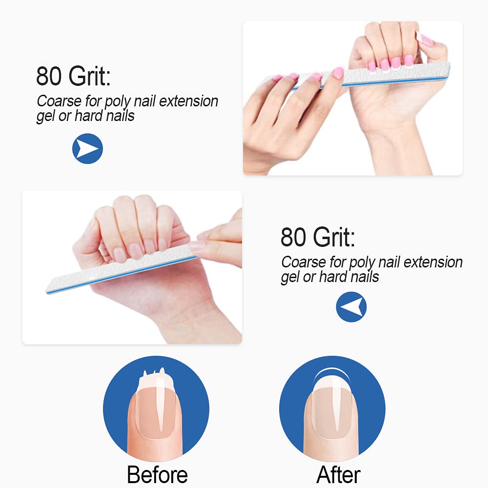 BLESWIN acrylic nail file designed for fast, even shaping.