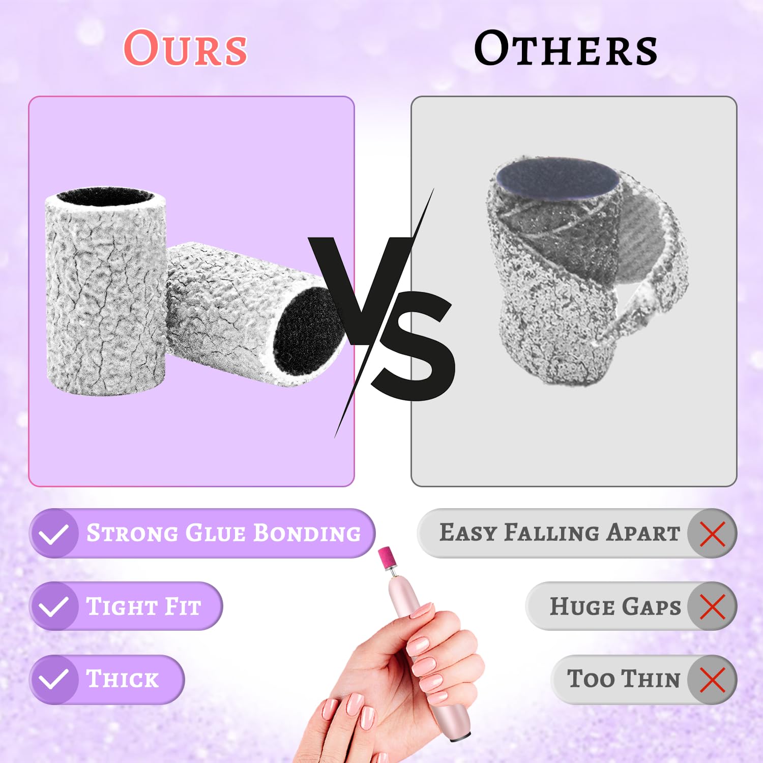 BLESWIN beginner friendly kit suitable for at home nail care sessions
