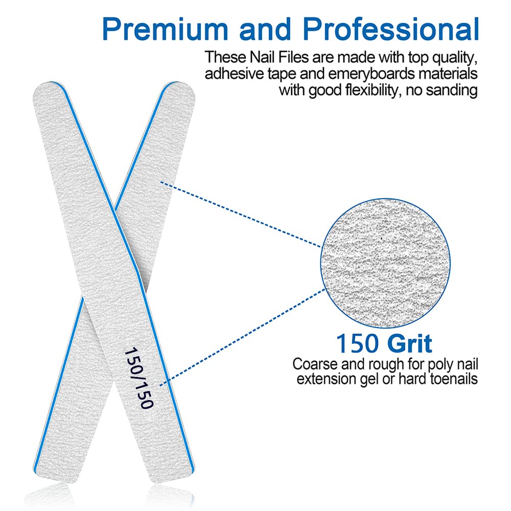 BLESWIN nail file set removing acrylic nails at home