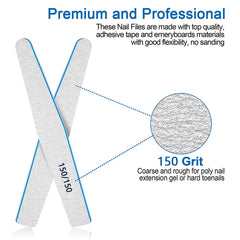 BLESWIN nail file set removing acrylic nails at home