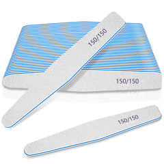 BLESWIN nail files pack 150/150 grit for gel and acrylic removal