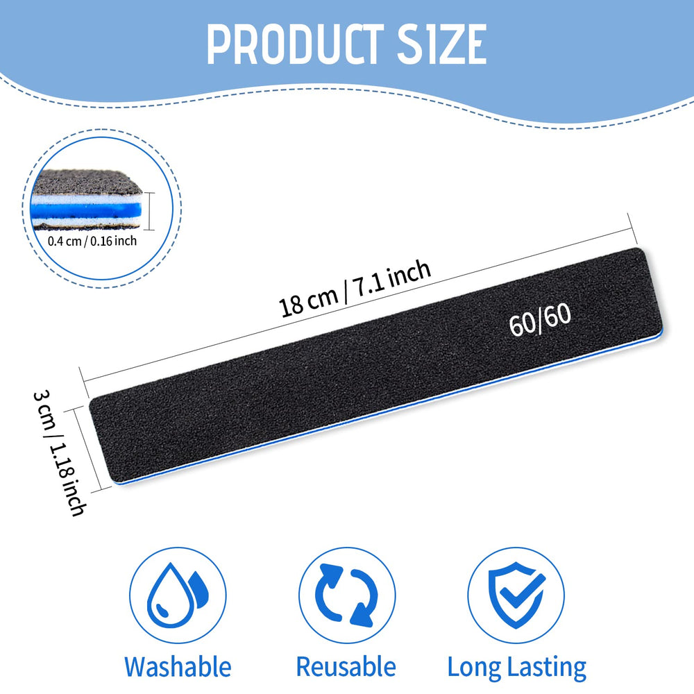 BLESWIN 60-grit coarse file ideal for acrylics and gels.