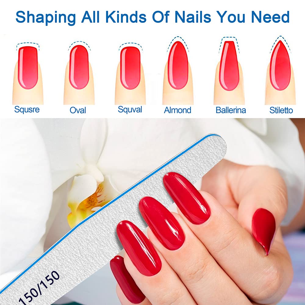 BLESWIN home salon nail files set for quick maintenance