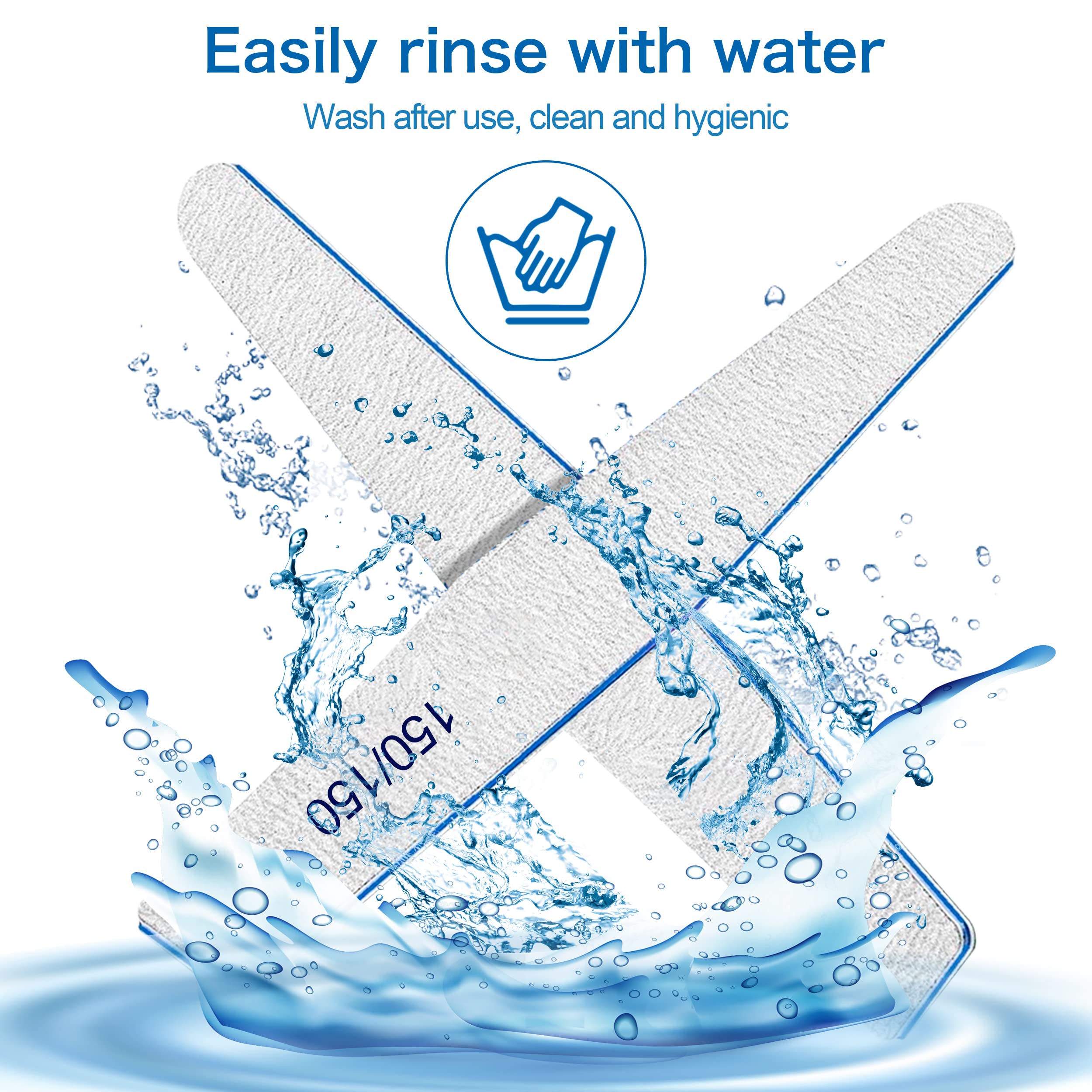 BLESWIN nail files for shaping and smoothing false nails