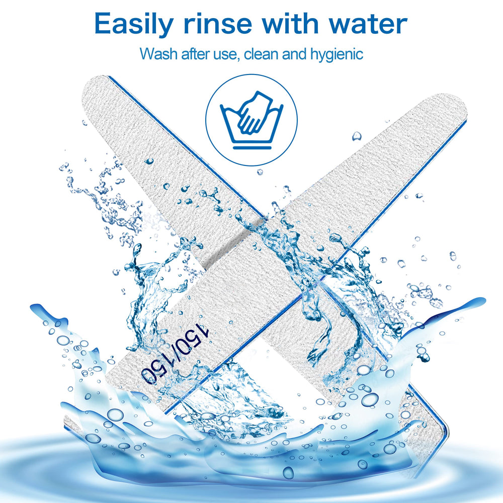 BLESWIN nail files for shaping and smoothing false nails