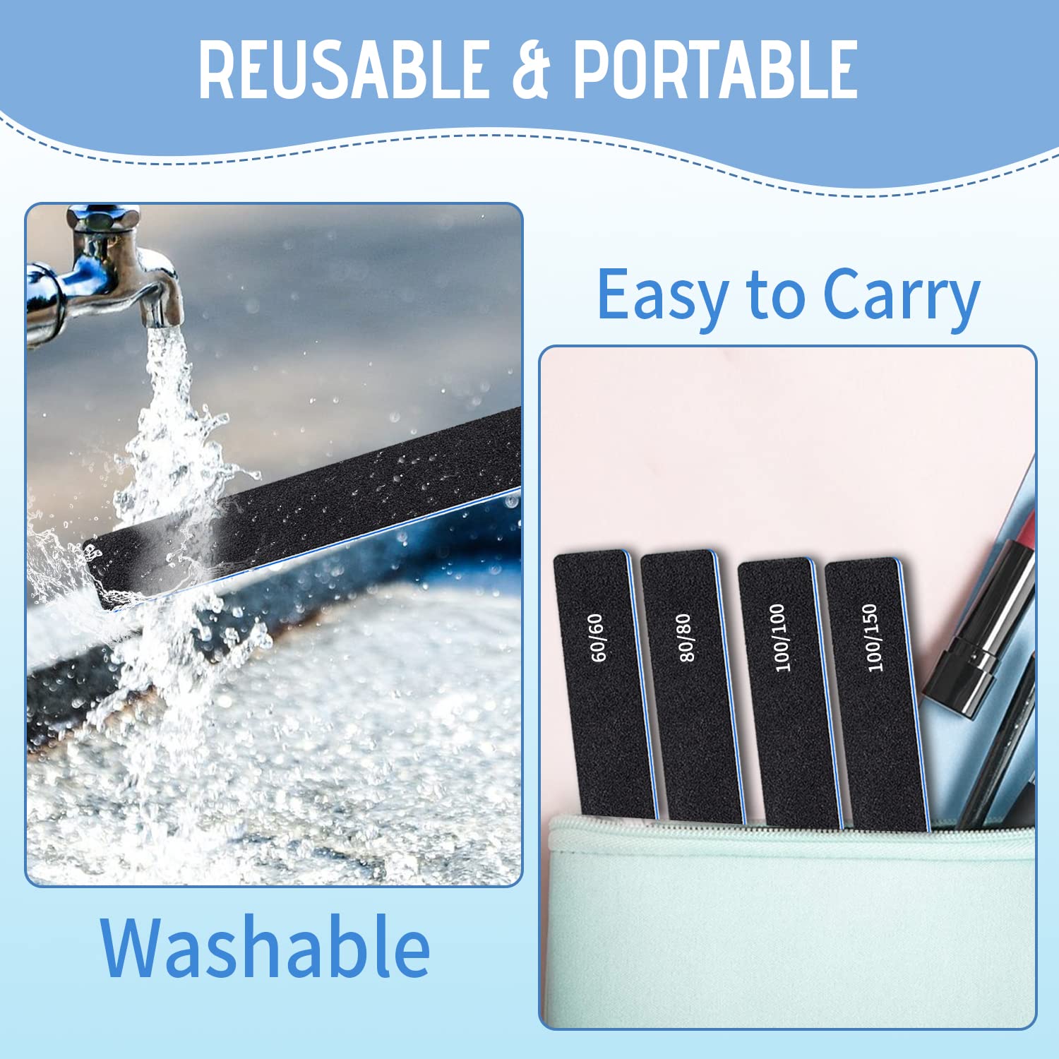 BLESWIN compact travel file fits in pocket for on-the-go filing.