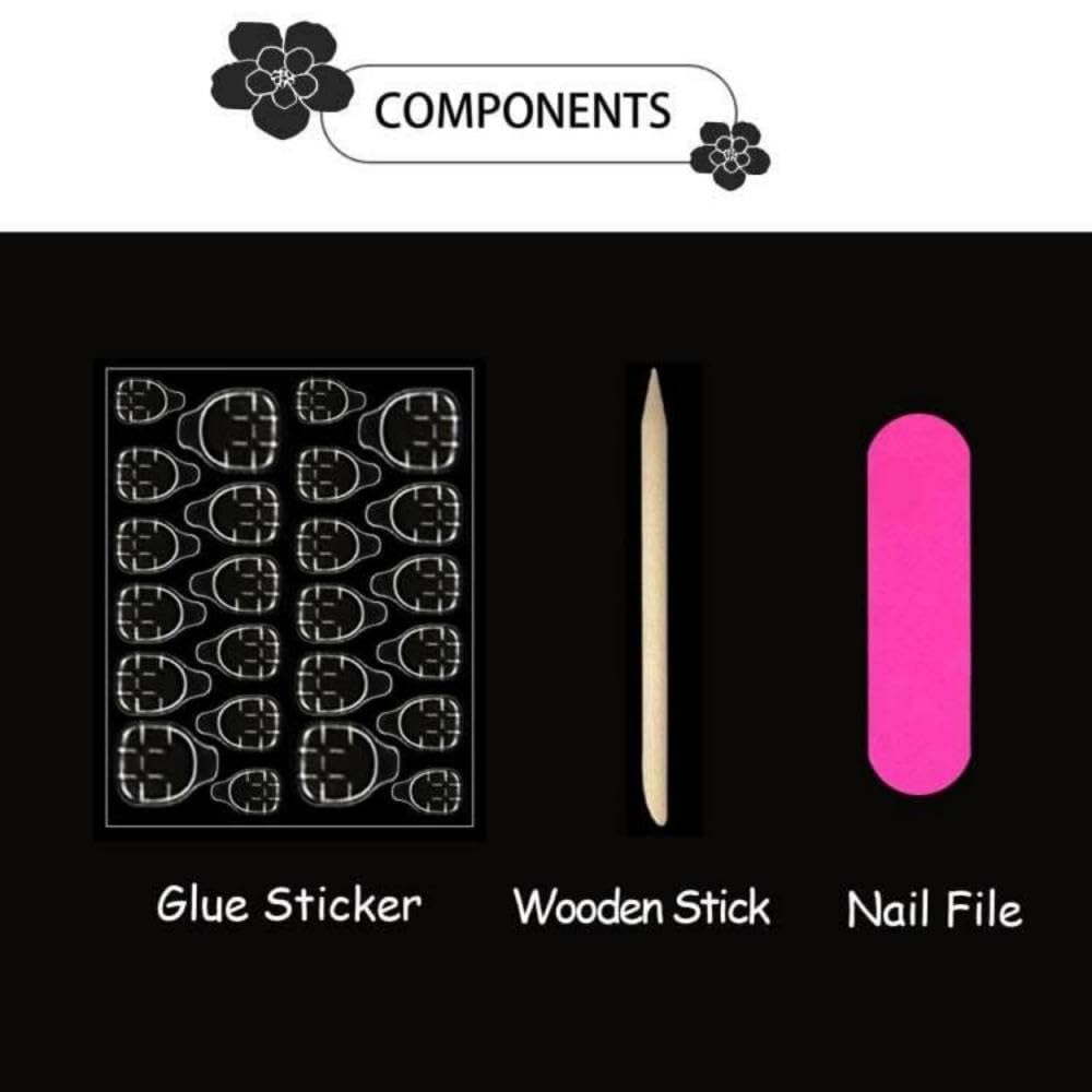 BLGTGH ABS material nails offer durable, gentle feel.