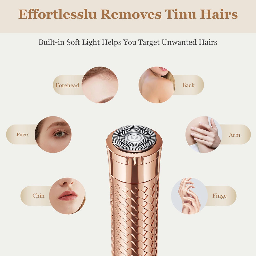 BLIBEE painless skin-protective head showing gentle on-skin use