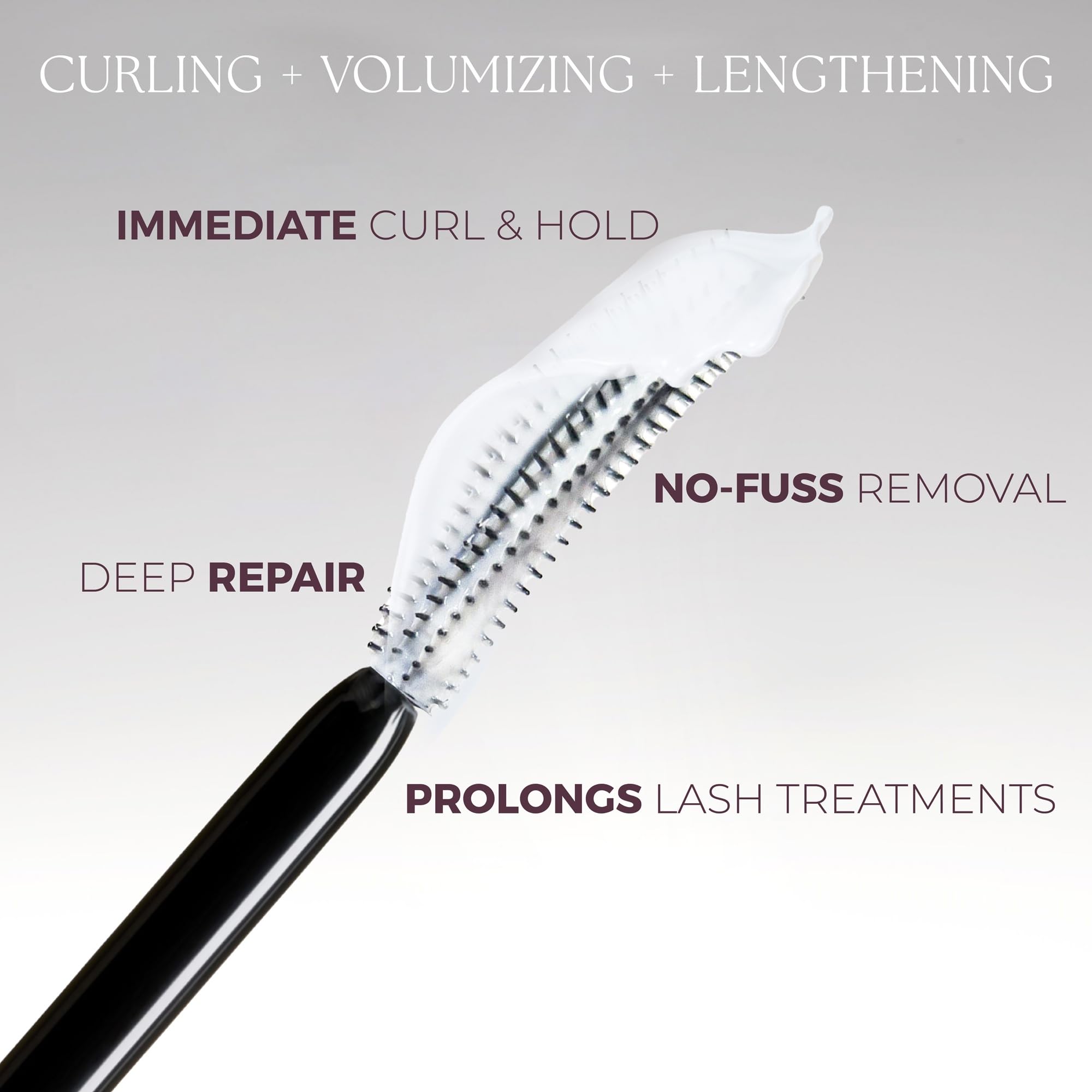 Blinc Curling Tubing Lash Primer tube and ingredients feature castor oil and shea butter