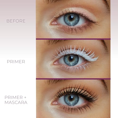 Blinc Curling Tubing Lash Primer wand close-up highlights tubing hold