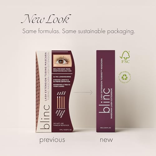Vegan clean mascara shown for sensitive eyes.