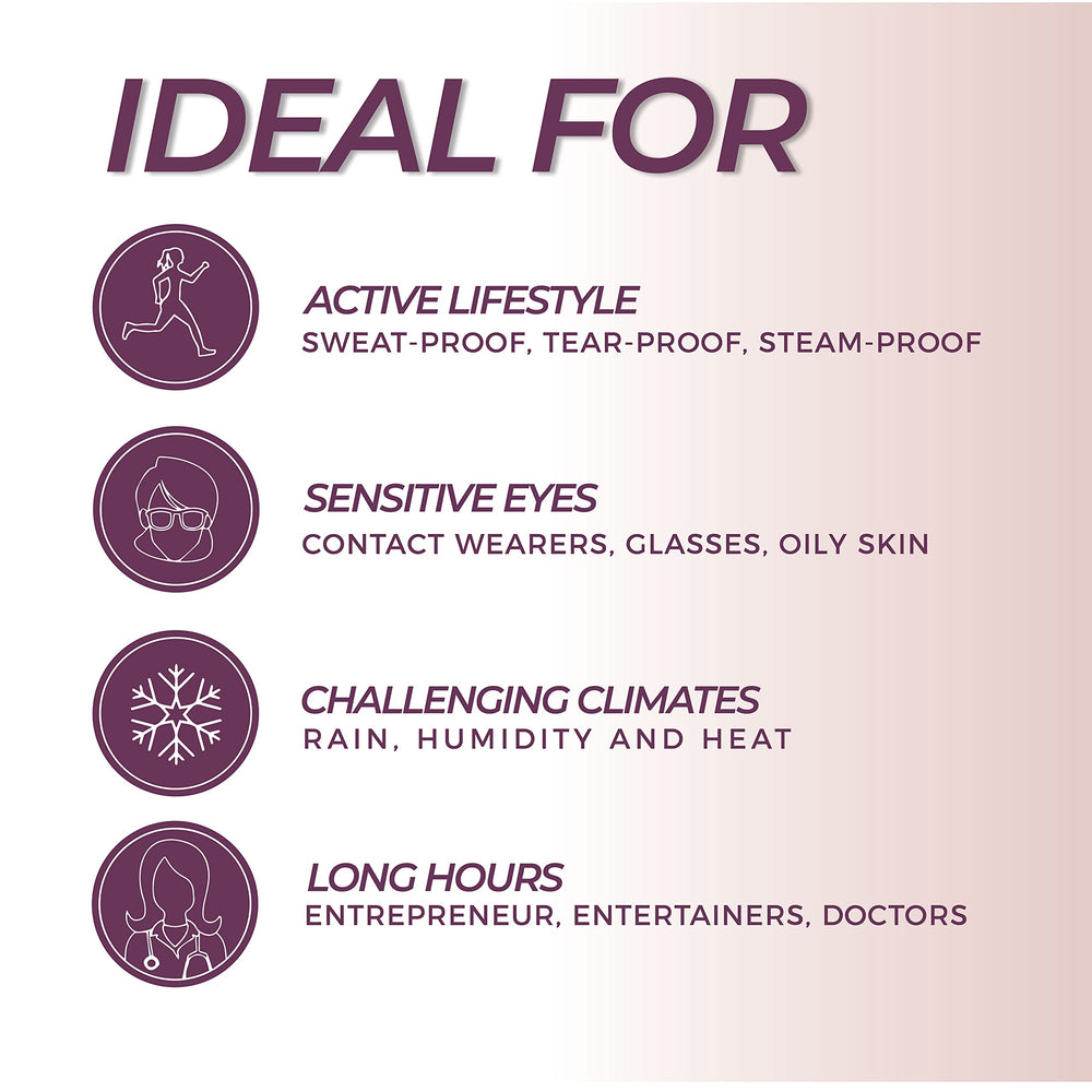 blinc UltraVolume lash curl hold remains strong from morning to night.