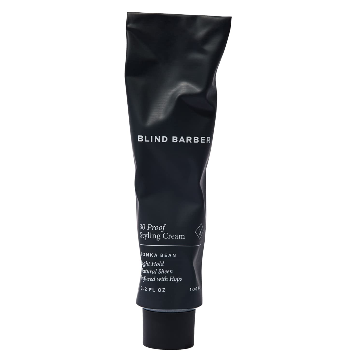 Blind Barber crema-pelo-30-prueba, controla frizz y aporta brillo natural.