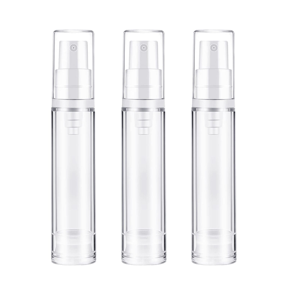 BlingKingdom airless pump bottle close-up showing smooth dispensing and leak-free design.