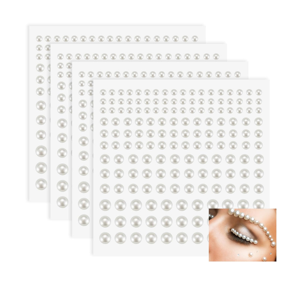 BlingKingdom perla plana 3 mm, brillo suave para el cabello