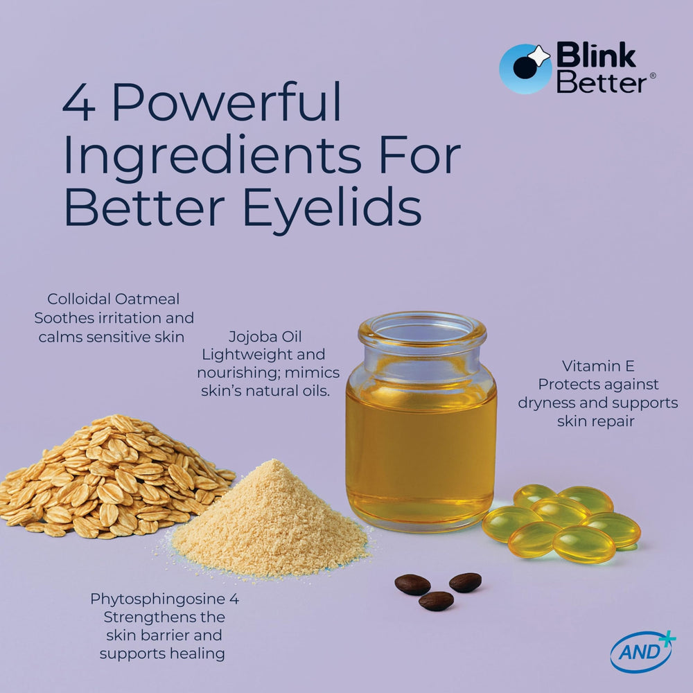BlinkBetter BetterLids: manteca de karité que nutre y suaviza la piel del párpado.