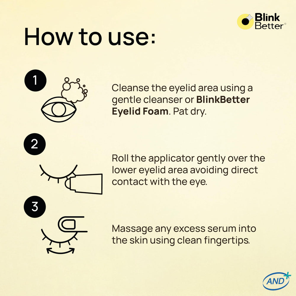 BlinkBetter CicaRoller ayuda a mantener la barrera cutánea con panthenol.