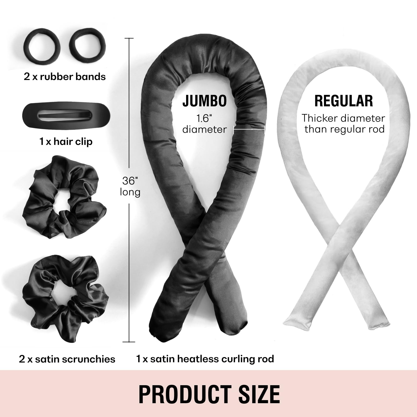 BLINKEEN satin scrunchies reduce snagging and hold curls gently.