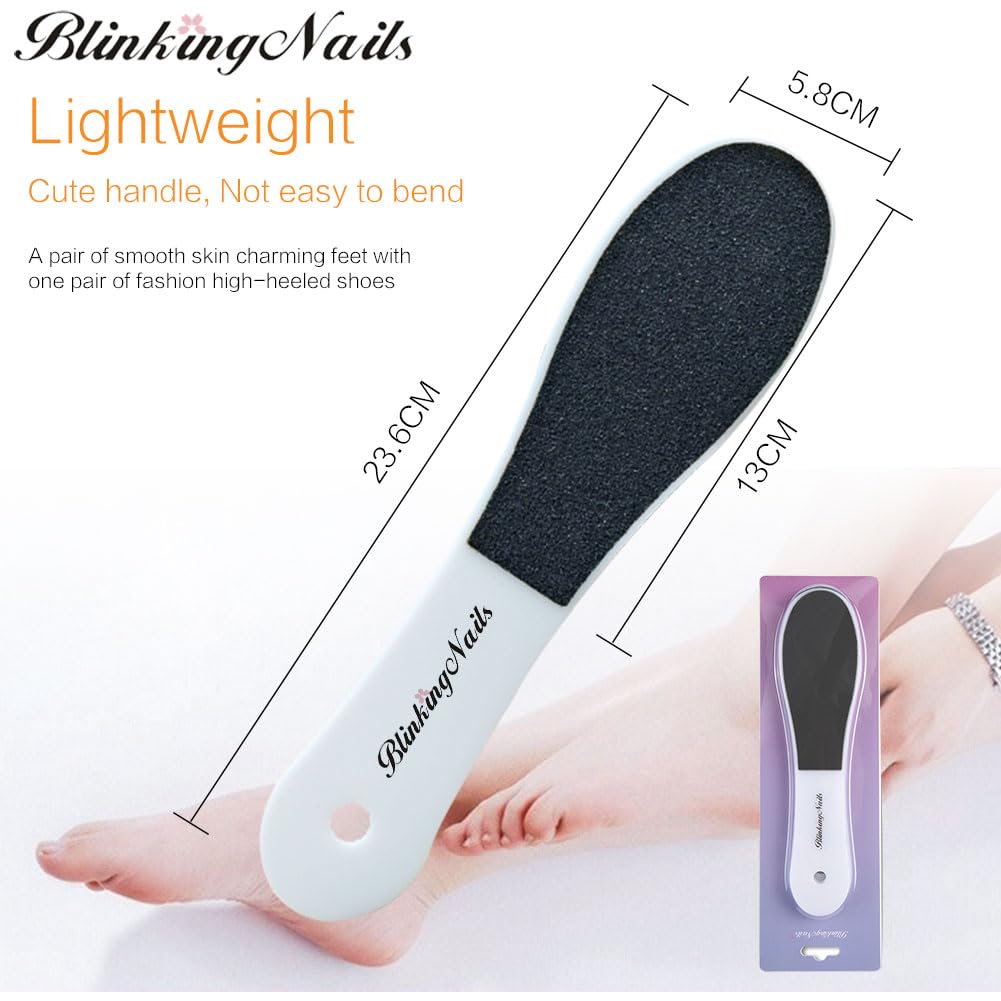 BlinkingNails Foot File with coarse and fine sandpaper removes dead skin