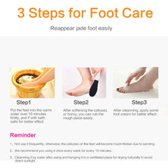 BlinkingNails Foot File long handle for easier at-home pedicures