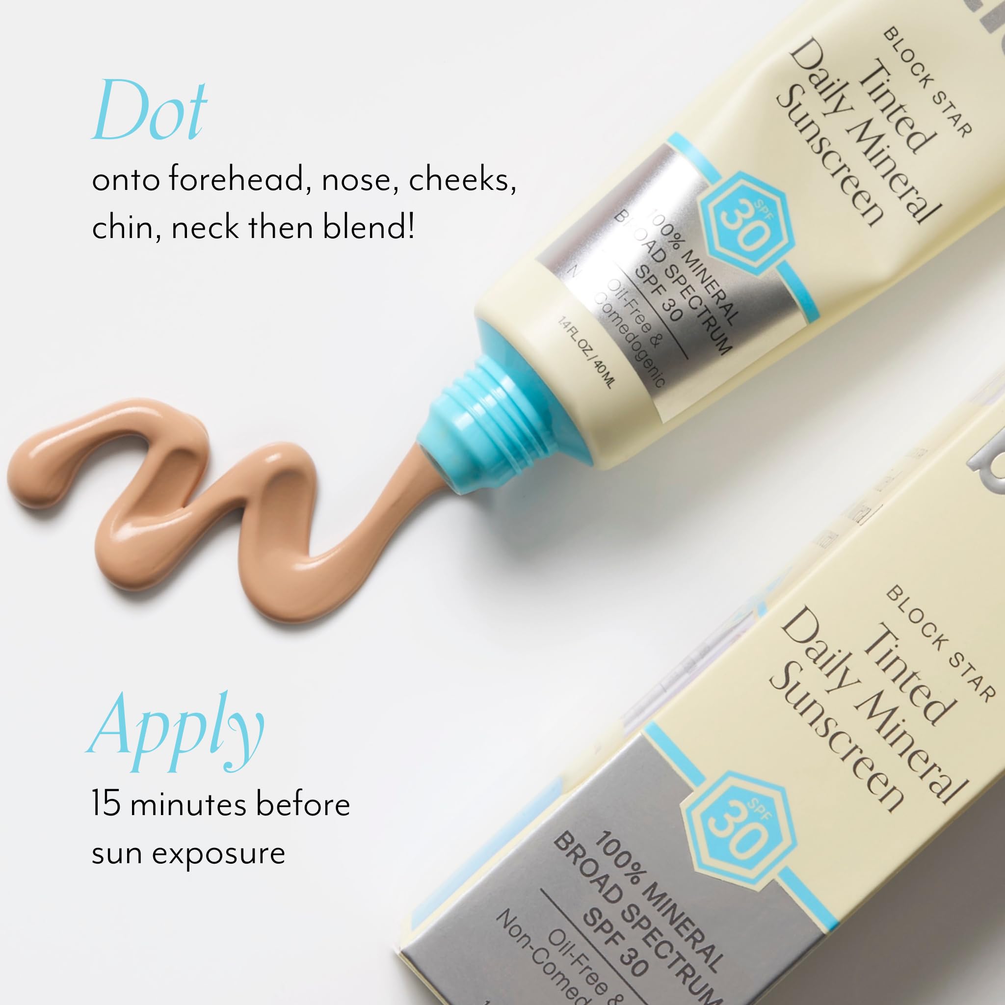 Bliss Block Star pump bottle ready for easy daily application.