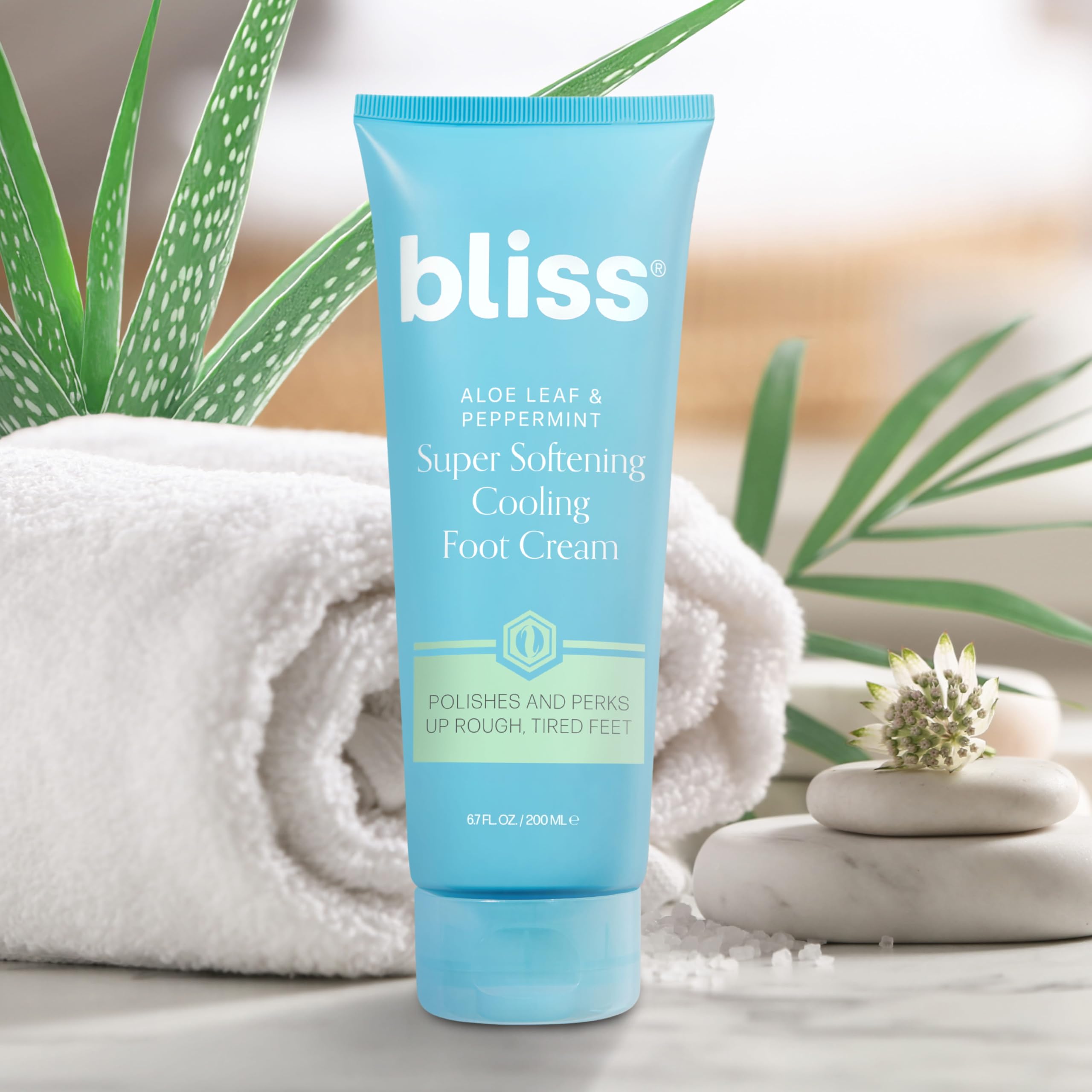 Envase Bliss de 120 ml para cuidado diario de pies