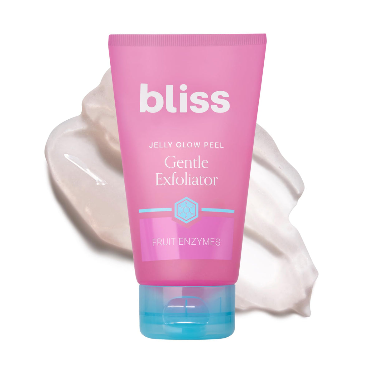 Bliss Jelly Glow Peel: bote de 4 oz, exfolia suavemente para una piel radiante.