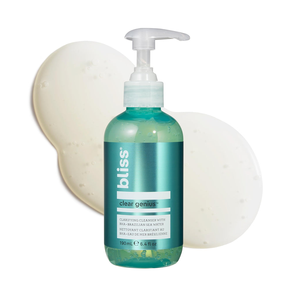 Bliss gel clarificador en botella para poros limpios y equilibrados