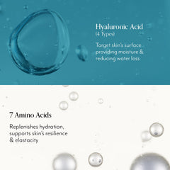 Bliss Hyaluronic Acid Drench being massaged onto clean skin during morning routine.