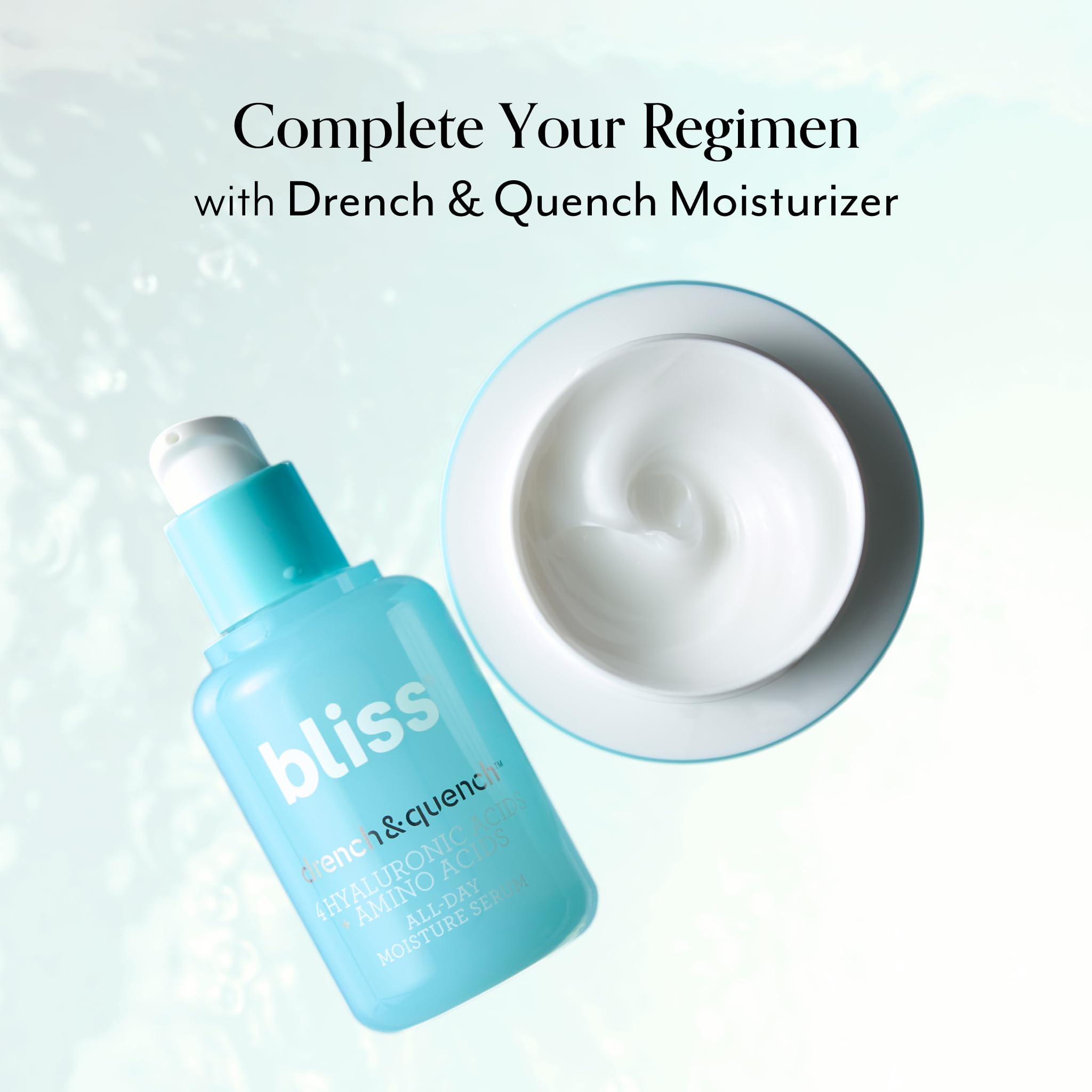 Bliss product packaging highlights cruelty-free vegan formula.