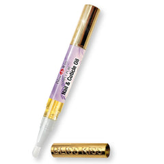 Bliss Kiss Aceite de Uñas Lavanda-Vainilla, botella para hidratación de cutículas.