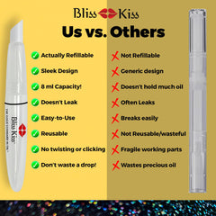 Bliss Kiss pusher cuticula proximo, acceso limpio a hidratación.