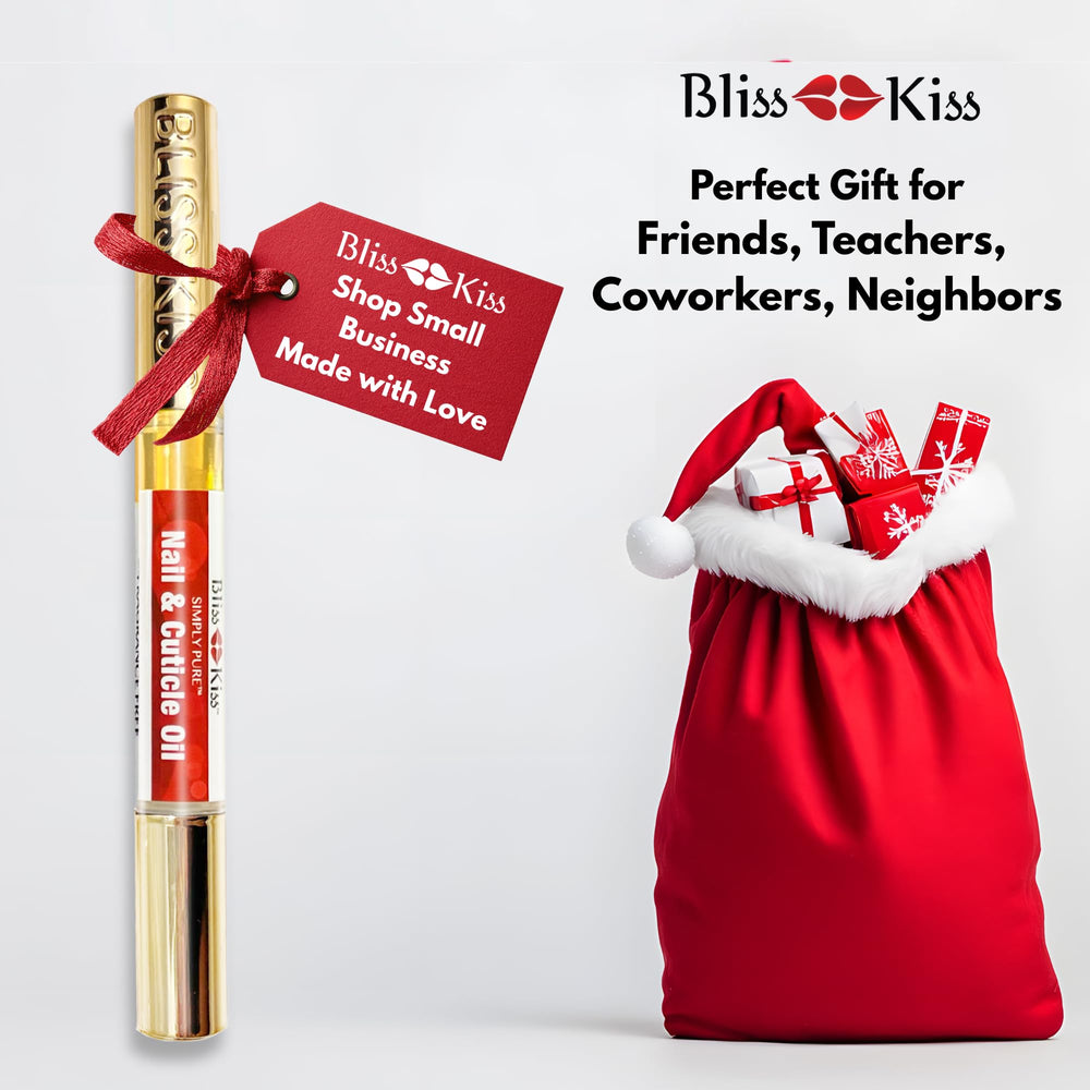 Bliss Kiss Simply Pure Nail Oil Pen close view on formula and texture.