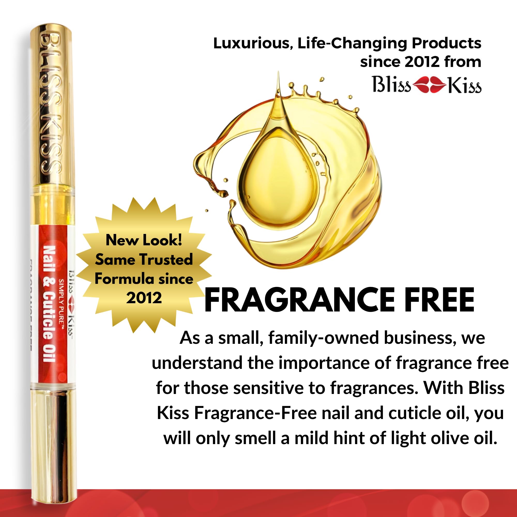 Bliss Kiss post-gel manicure care for flexible natural nails.