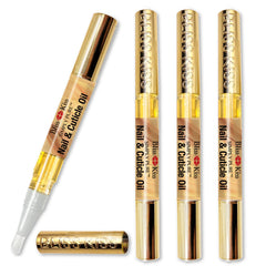 Bliss Kiss vanilla nail oil pens hydrate nails with a silky fragrance.
