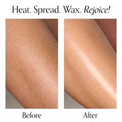 Bliss Poetic Waxing Kit contents ready shows spa-like setup for quick waxing