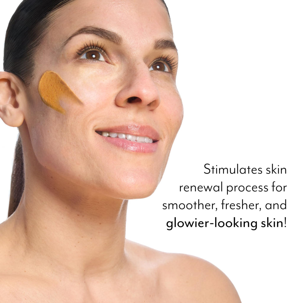 Bliss Pumpkin Powerhouse Mask application layer on clean skin for 10-15 minutes