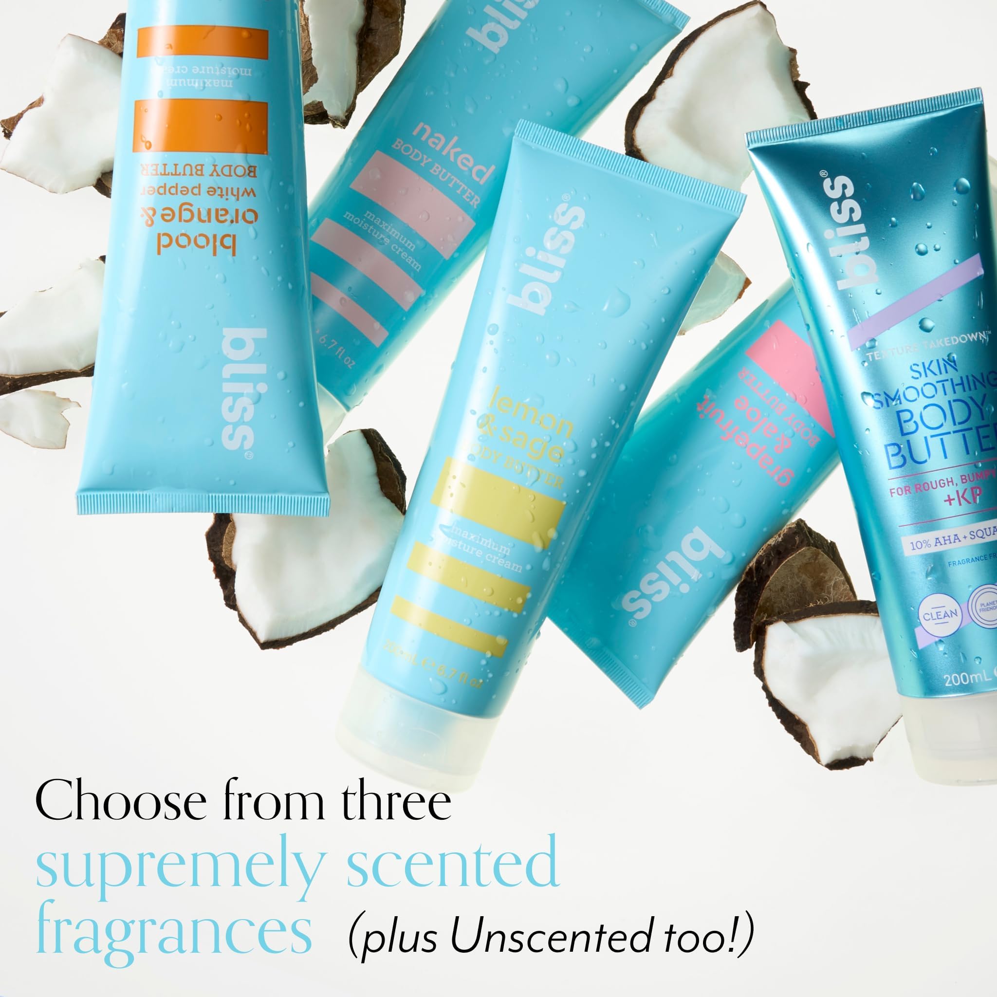 Vegan and cruelty-free Bliss packaging highlighting ethical beauty
